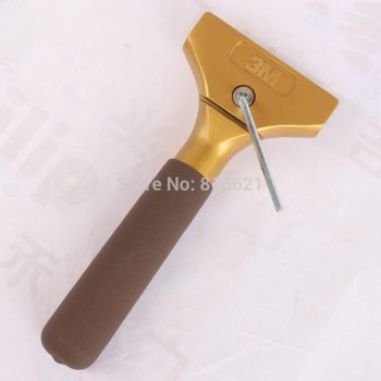 QH-02 Aluminum Long handle dichotomanthes scraper tools with Blue Max Rubber blades Imported Pro Power Squeegee