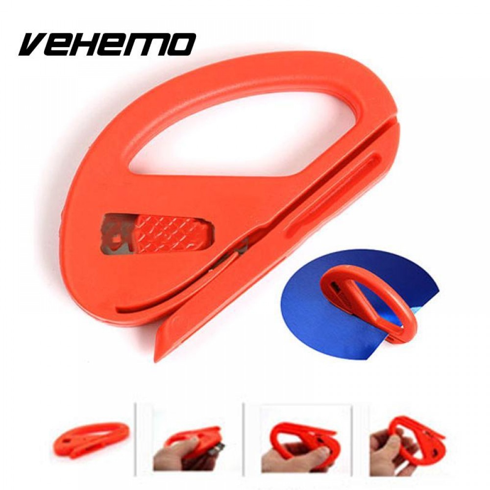 Vehemo Car Vehicle Snitty Fiber Vinyl Film Sticker Wrap Safety Cutter Cutting Knife Blade Tool Car Styling