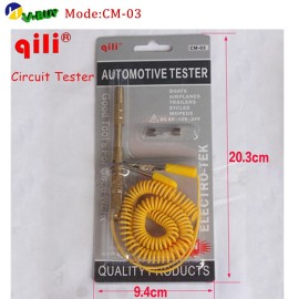 DHL10pcs Free Qili CM-03 Circuit Test Pen Auto Car Truck Motorcycle Multivehicles Golden Circuit Voltage  Copper Tester Test Pen