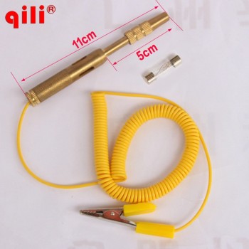 DHL10pcs Free Qili CM-03 Circuit Test Pen Auto Car Truck Motorcycle Multivehicles Golden Circuit Voltage  Copper Tester Test Pen