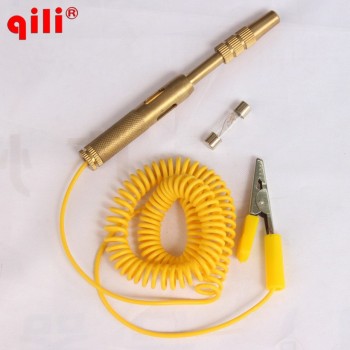 DHL10pcs Free Qili CM-03 Circuit Test Pen Auto Car Truck Motorcycle Multivehicles Golden Circuit Voltage  Copper Tester Test Pen