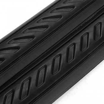 BU-Bauty Universal 2pcs Plastic Black Rubber Bumper Corner Guard Protector For Car Auto Decoration Strip Accessories