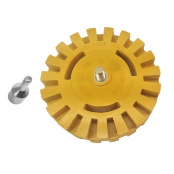 Car Cleaning Care Pinstripe Decal Eraser Wheel Pad Rubber Disk Pneumatic Car Decals Sticker Remover Remove Tools