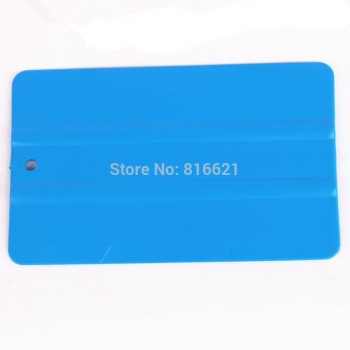 100pcs/lot Qili QG-07 Blue Soft Square Squeegee Mini Squeegee Vinyl Wrapping Tool Card Scraper Mobile Phone Film Install Tool