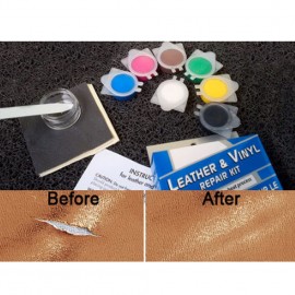 Hot Sell DIY Leather Vinyl Repair Kit Tool for Leather Auto Car Seat Sofa Holes Scratch Cracks Rips