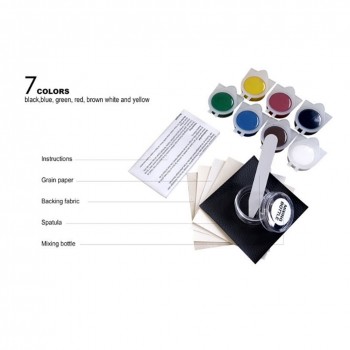 Hot Sell DIY Leather Vinyl Repair Kit Tool for Leather Auto Car Seat Sofa Holes Scratch Cracks Rips