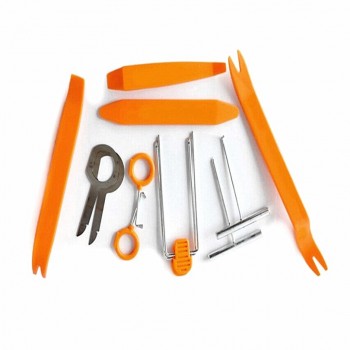 20sets DHL Plastic 12Pcs/Set Automobile Car Removal Tool Installer Pry Repair Sets Dash Audio Stereo GPS Repairing Tool