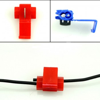 2018 HOT SALE New 10Pcs Quick Splice Wire Cable Connector Scotch Lock Conductor Block very nice Vicky