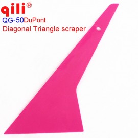 QILI QG-50 Long Handle Squeegee scraper blade dupont diagonal Triangle scraper  vinyl film install scraper tools
