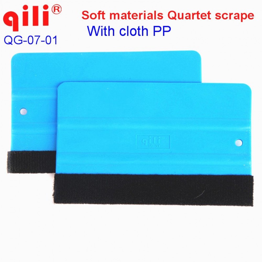 Free shipping squeegee high quality wrapping scraper with cloth pp sticker scraper car wrap tools felt scarper squeegee