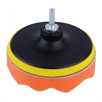 Youwinme 7Pcs /Set 5 Inch Car Polishing Sponge Wash Waxing Buffing Pads For Auto Cleaning Washing Tool Compound