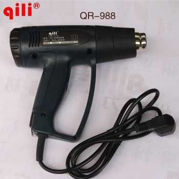 Qili QR-988 2000W heat gun hot air gun Car foil baking gun roasted gun industrial hair dryer plastic torch Vinyl Film Install To