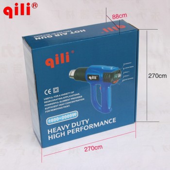 Qili QR-988 2000W heat gun hot air gun Car foil baking gun roasted gun industrial hair dryer plastic torch Vinyl Film Install To