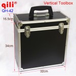 Free Shipping black  vertial Toolbox  plastic toolbox tool box with handle Toolbox