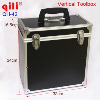 Free Shipping black  vertial Toolbox  plastic toolbox tool box with handle Toolbox