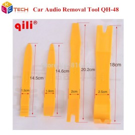 50sets Qili QH-48 DHL Auto Removal Tool 4pcs/Kit Refit Audio Portable Pry Installer Car DVR Player Trim Panel Dashboard