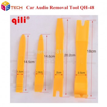 50sets Qili QH-48 DHL Auto Removal Tool 4pcs/Kit Refit Audio Portable Pry Installer Car DVR Player Trim Panel Dashboard