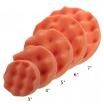 Youwinme 3/4/5/6/7 Inch Waxing Wave Sponge Car Stying Wash Cleaning Tool Buffing Foams Polishing Pad Compound For Auto Car Truck