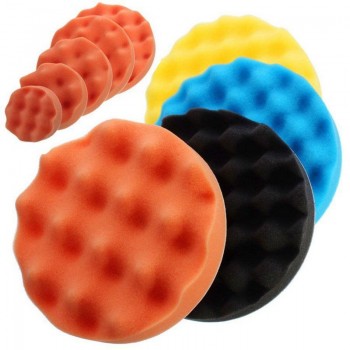 Youwinme 3/4/5/6/7 Inch Waxing Wave Sponge Car Stying Wash Cleaning Tool Buffing Foams Polishing Pad Compound For Auto Car Truck