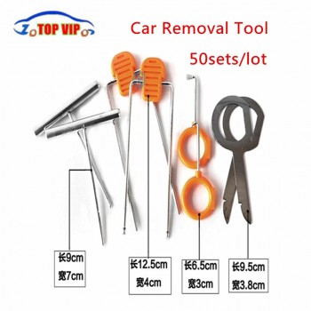 50sets DHL Free Super 12pcs Car Stereo Installation Kits Car Removal Tool Car Radio Panel Door Clip Panel Repairing Tool