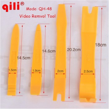 DHL50pcs Free Qili QH-48 Auto Removal Tool 4pcs/Kit Refit Audio Portable Pry Installer Car DVR Player Trim Panel Dashboard