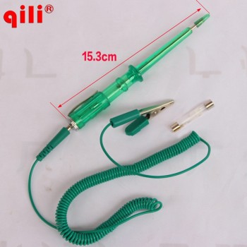 DHL10pcs Free Qili CM03A Circuit Tester Green Color Electrical Test Tester Pen Spring Wire Professional Tool Voltage Test Pen