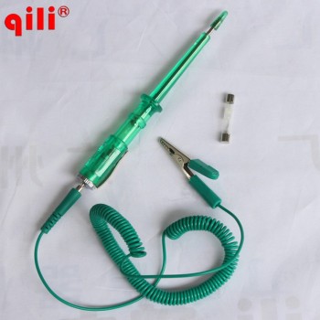 DHL10pcs Free Qili CM03A Circuit Tester Green Color Electrical Test Tester Pen Spring Wire Professional Tool Voltage Test Pen