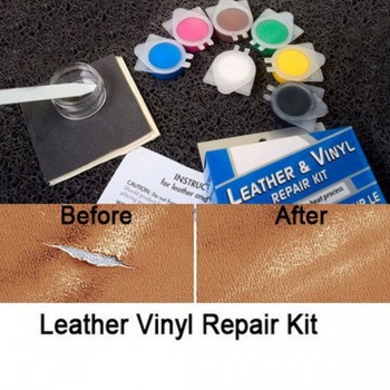 BU-Bauty Car Seat Sofa Coats Holes Scratch Cracks Rips No Heat Liquid Leather Vinyl Repair Kit Leather Repair Tool