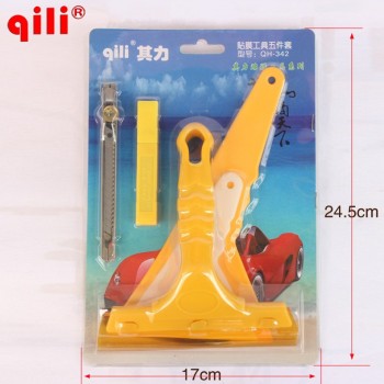 DHL10pcs Free Qili QH49 Tool Kit Car vinyl film sticker wrapping Installation cleaning beauty tools heat resisting Scraper