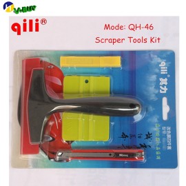 DHL10pcs Free Qili QH46 4pcs Kits Auto Vehicle Window Film Wrap  Application Installation Tools Kit
