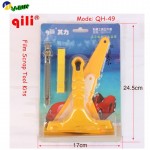Qili QH-49 5 in 1 set Car vinyl film sticker wrapping Installation cleaning beauty tools heat resisting Scraper Squeegee