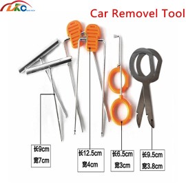 Professional Car Auto Panel Audio Refit Trim Removal Tools full set 12pcs Set Kit Univesal Car Pry Refitting Tool free shipping