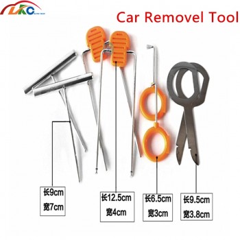 Professional Car Auto Panel Audio Refit Trim Removal Tools full set 12pcs Set Kit Univesal Car Pry Refitting Tool free shipping