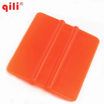 100pcs / DHL free QILI QG-08 mini window plastic squeegee window wiper orange mini-squeegee small craper tool  size 7.5x5.5cm