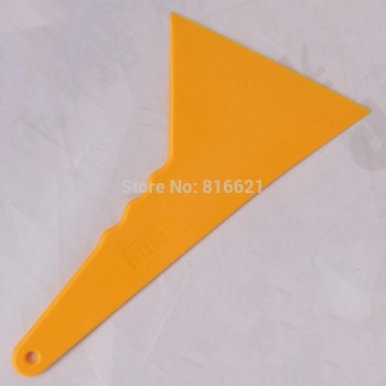 60pcs Qili QG-34Plastic Tirangular Scaper Industry Floor Squeegee Handle Window Tint Film Install Tools Old Film Cleaning Tool