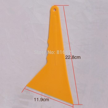 60pcs Qili QG-34Plastic Tirangular Scaper Industry Floor Squeegee Handle Window Tint Film Install Tools Old Film Cleaning Tool