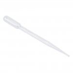 100 Pcs Clear White Plastic 7.1 Long Liquid Dropper Pasteur Pipette 3ml