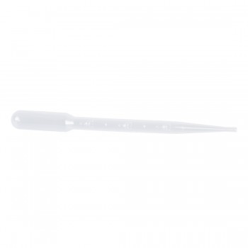 100 Pcs Clear White Plastic 7.1 Long Liquid Dropper Pasteur Pipette 3ml