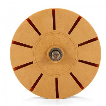 Audew 3.5 Inch Durable Rubber Eraser Wheel For Remove Car Glue Adhesive Sticker Pinstripe Decal Graphic Auto Repair Paint Tool