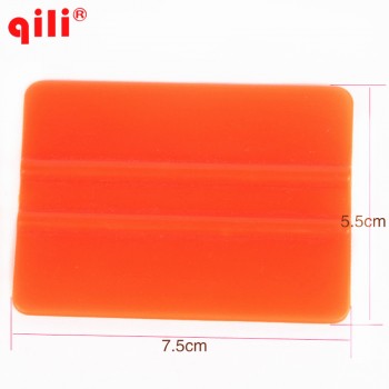 QILI QG-08 mini window plastic squeegee window wiper mini-squeegee with size 7.5x5.5cm orange small craper tool Free shipping