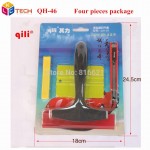 10sets/lot Qili QH-46 4pcs packages Wrap Vinyl Tools Car vinyl Film wrap tool ICE Snow Water there in one set squeegee Scraper