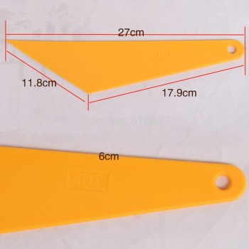 60pcs/lot Qili QG-35Car vinyl Film Sticker Wrapping Scratch High Temperature Resistant Thicken Scraper Squeegee Tools Sharp Head