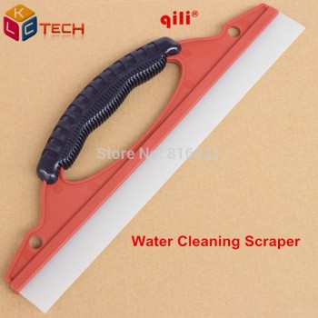 100pcs/lot Qili QG-17 Car Body Water Clean Tools Water Blade Squeegee With Rubber Scraper Water Clean Scraper With Rubber  DHL