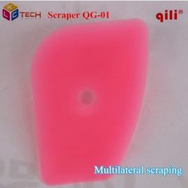 50pcs/lot DHL Qili QG-01 Pink Multilateral Auto Car Home Office Window Film Installation Tint Scraper Tool Squeegee