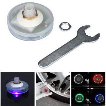 2018 HOT SALE New Car Vehicle Auto Solar Energy Flash Wheel Tire Light Lamp Decoration very nice Vicky