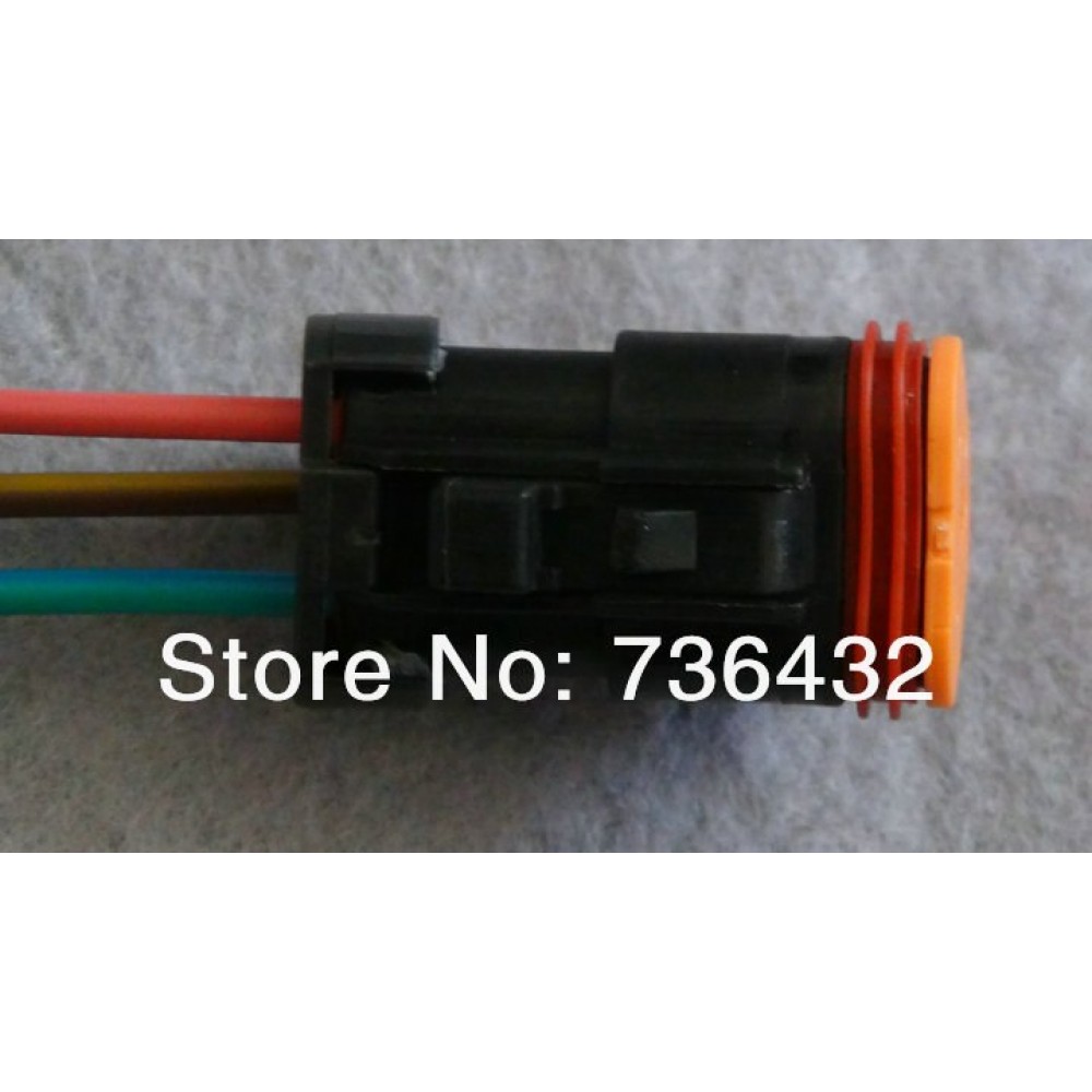 Free shipping ! PC100-7 PC60-7 PC200-7 PC-7 wm532 motor plug 3 line - digging machine display - excavator -