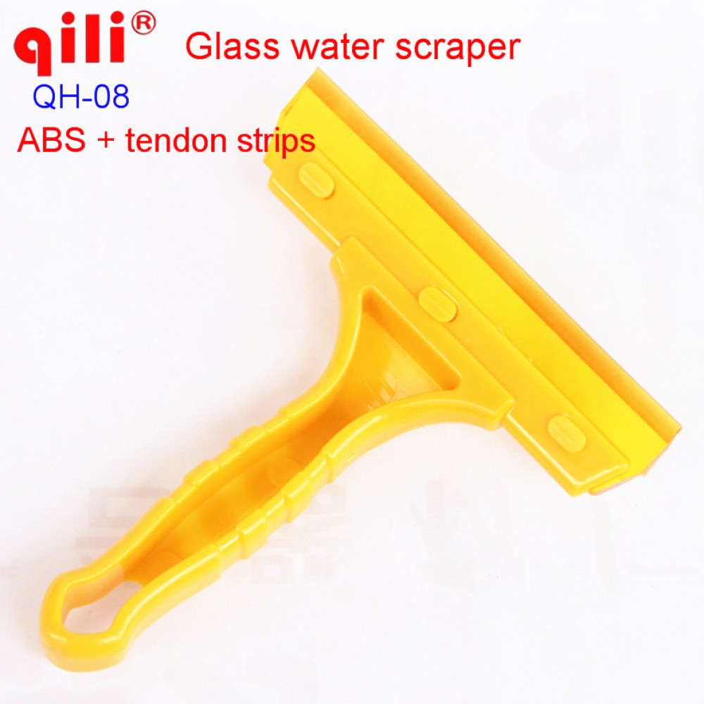 High quality  QILI QH-08 Car supplies snow shovel Tendon bucket ice scraper glass paint car wash brush 20pc per set