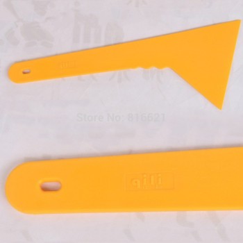 60pcsQili QG-45 Long Handle Plastic Window Squeegee Straight mouth Blade Scraper Tools vinyl film wrapping Sticker Installation