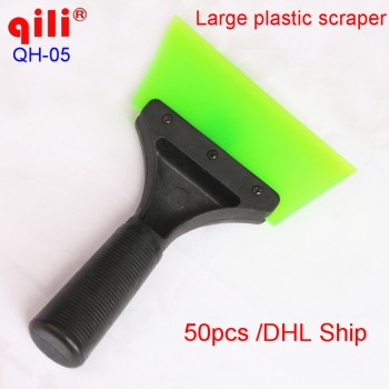 50pcs/ DHL free QILI QH-05 For Car Auto Film For Window Cleaning Plastic Handle Rubber Blade Scraper Water Squeegee Tint Tool