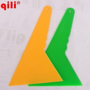 50pcs/High-temperature durability with import POM Largest riangular squeegee with handle floor clean and industry tool